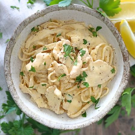 Creamy Lemon Chicken Linguine